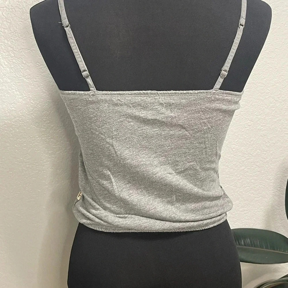 Hollister Grey Front Lace Camisole with adjustable straps XS - Picture 5 of 7